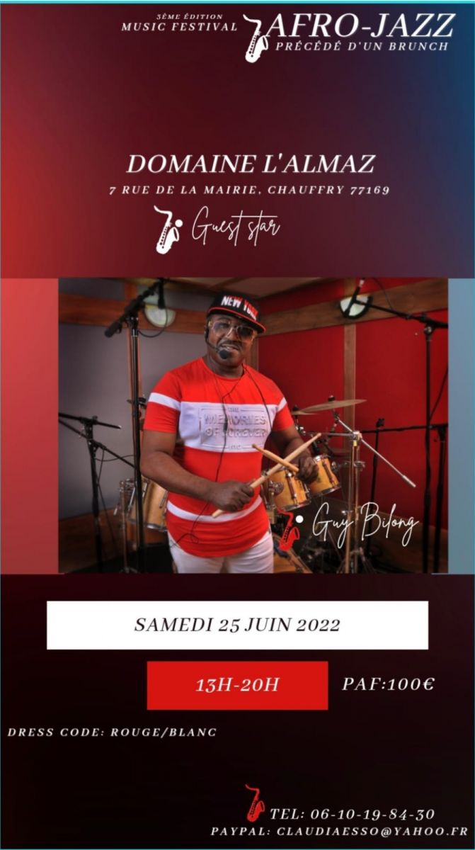 Affiche concerts Guy Bilong