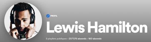 Playlist Lewis Hamilton Spotify